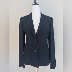 JIGSAW Black Tailored Blazer | Classic Minimalist Office Jacket | Size 10
